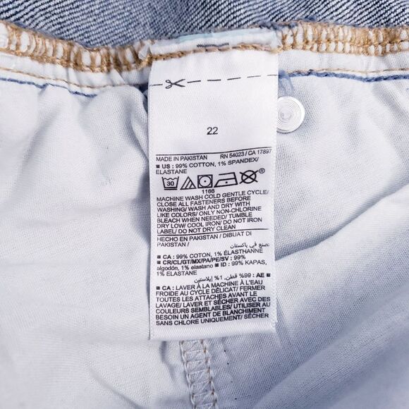 Old Navy Plus Size High Waisted O.G. Straight Cut-Off 9iBermuda Shorts Size 22 - Picture 10 of 10